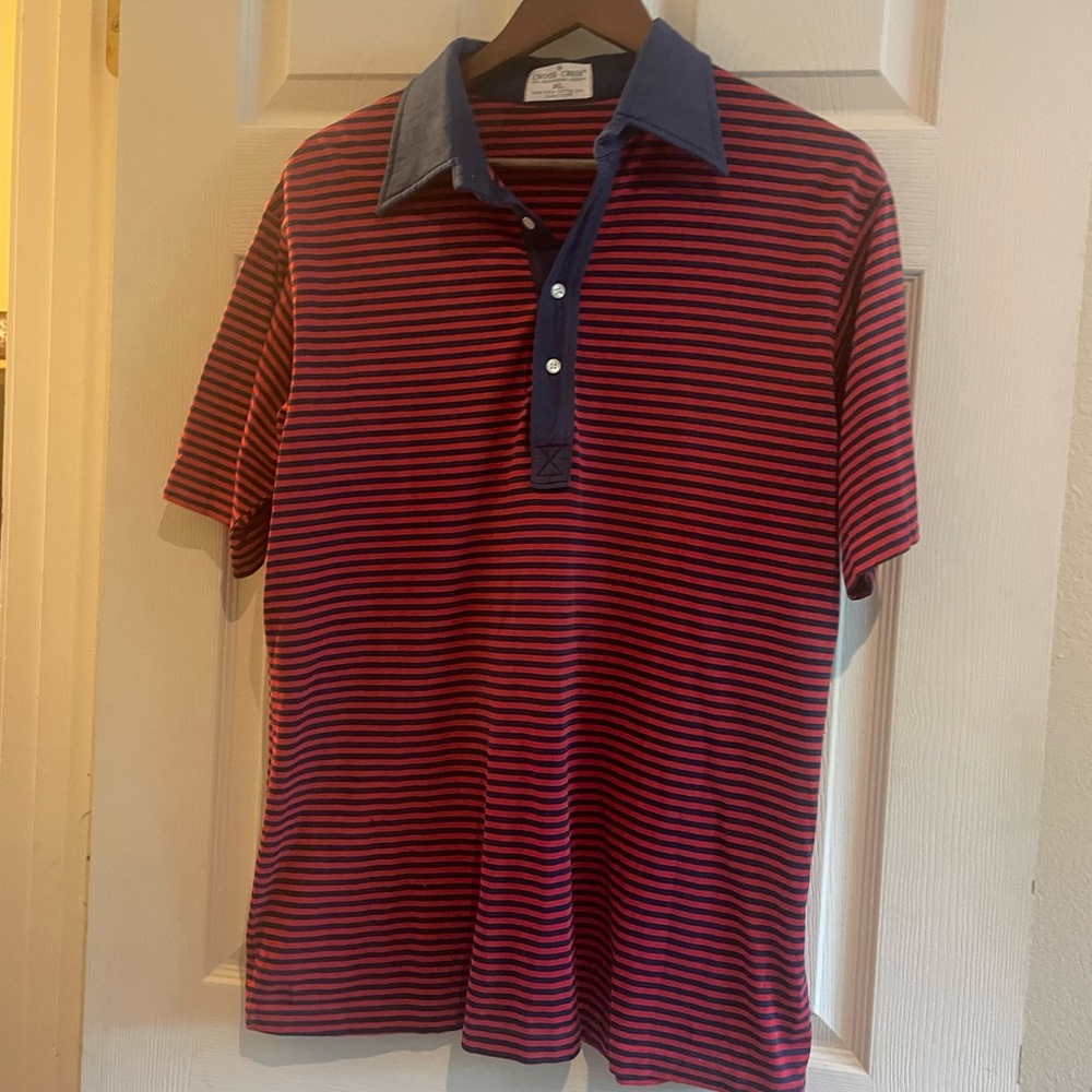Cross Creek Mens Polo Shirt with Buttons-Xl